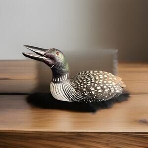JB Barton Collection Loon Decoy Figurine Heritage Artists Preowned Detailed